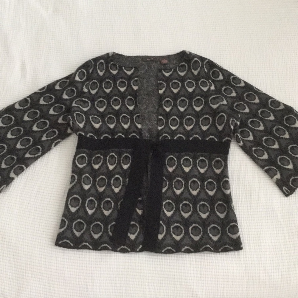 Modern wool cardigan